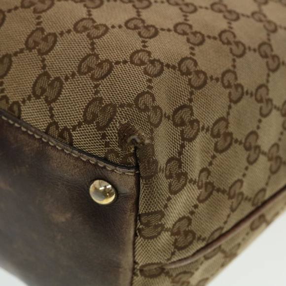 GUCCI GG Canvas Tote Bag Beige 169945 Auth th3742 - Picture 14 of 16
